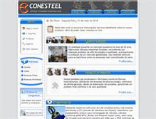 Tablet Screenshot of conesteel.com.br